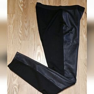 Eileen Fischer Leather/poly Leggings